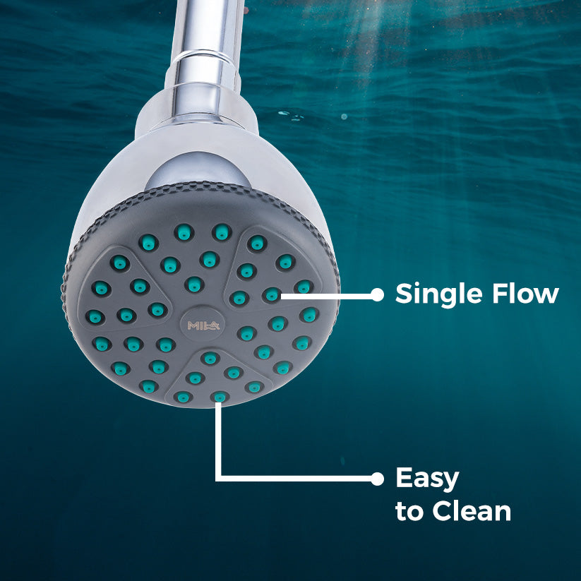 MILA Simplex Shower Head - MSXX0004CM, Shower Head surface, Single function, Single flow